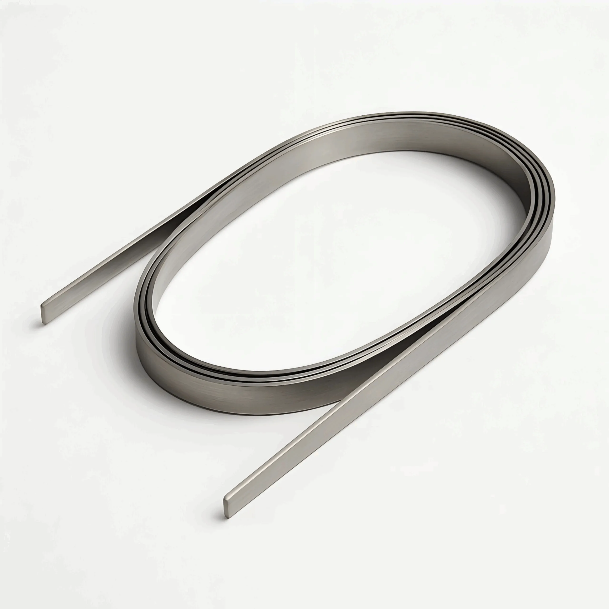 Nickel titanium flat wire for medical implants and superelastic applications